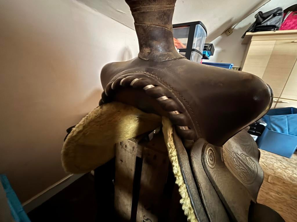 Ghost western zadel, Ophalen of Verzenden, Western