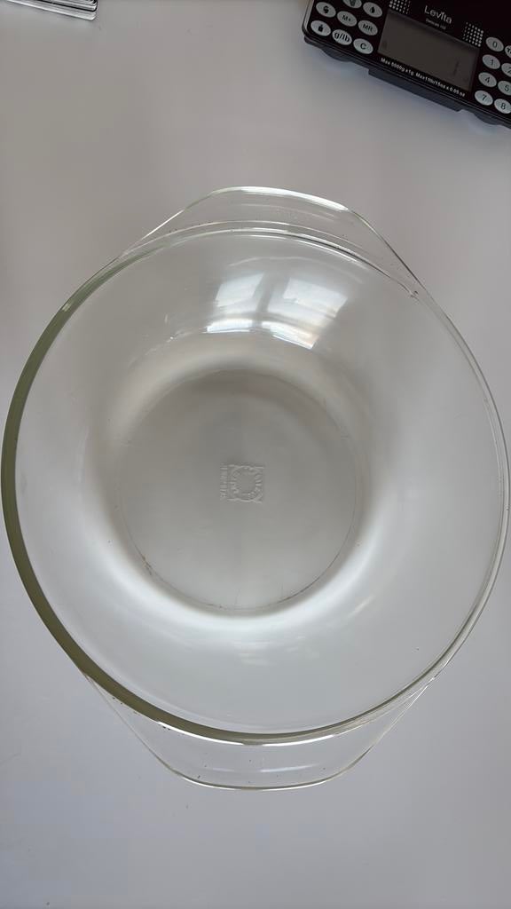 Glazen ovenschotel, Ophalen of Verzenden, Gebruikt