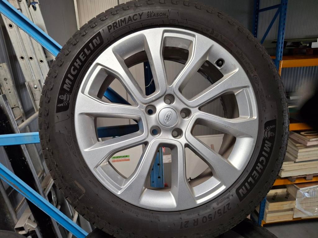 originele Range Rover velgen + banden (21 inch), Auto-onderdelen, Banden en Velgen, Band(en), All Season, 21 inch, Ophalen