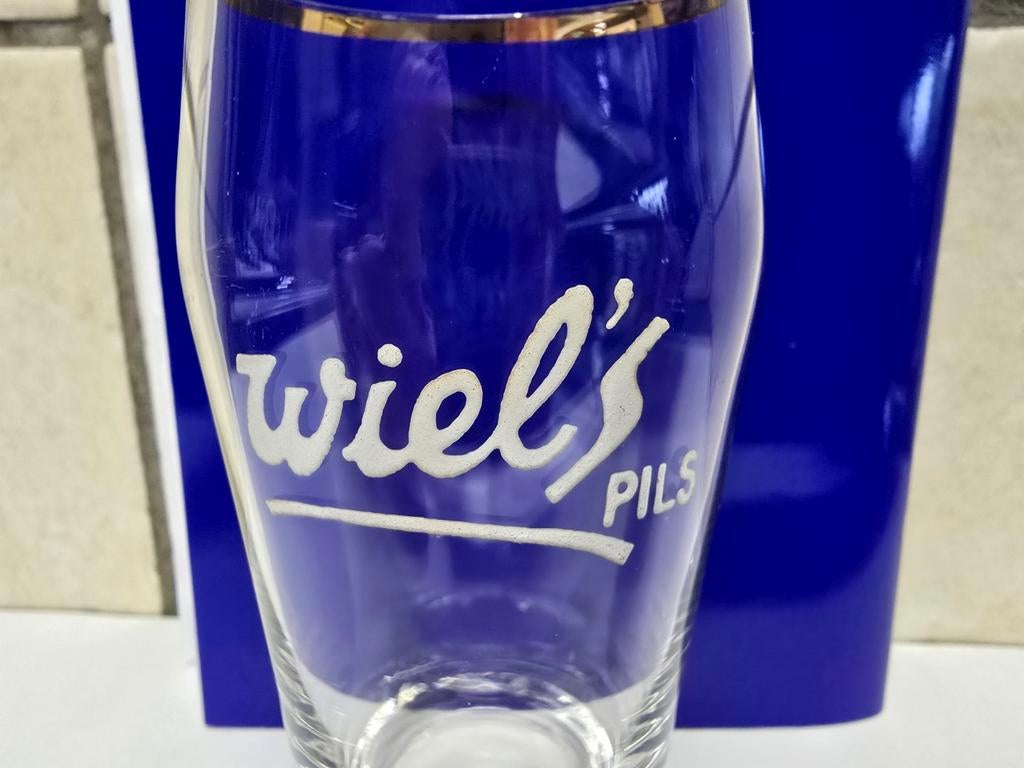 Heel klein glaasje, proefglaasje Wiel´s PILS WIELEMANS!, Verzamelen, Biermerken, Ophalen of Verzenden