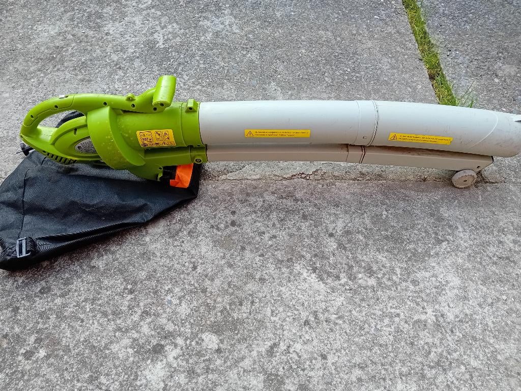 Aspirateur/ souffleur électrique de jardin, Ophalen, Gebruikt, Handgedragen, Met opvangzak