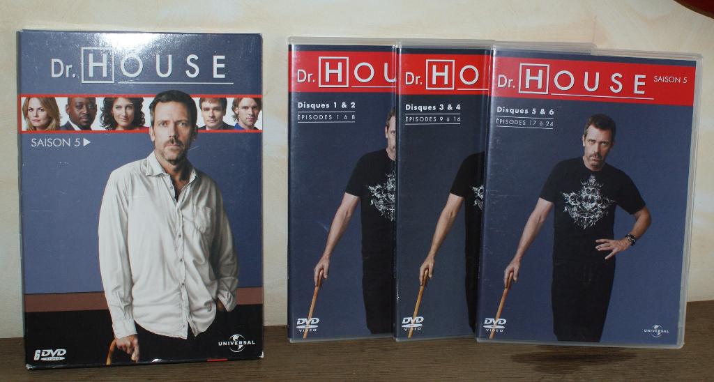 Dr. HOUSE TV-serie seizoen 5 op 6 dvd's, Cd's en Dvd's, Dvd's | Tv en Series, Zo goed als nieuw, Drama, Boxset, Alle leeftijden