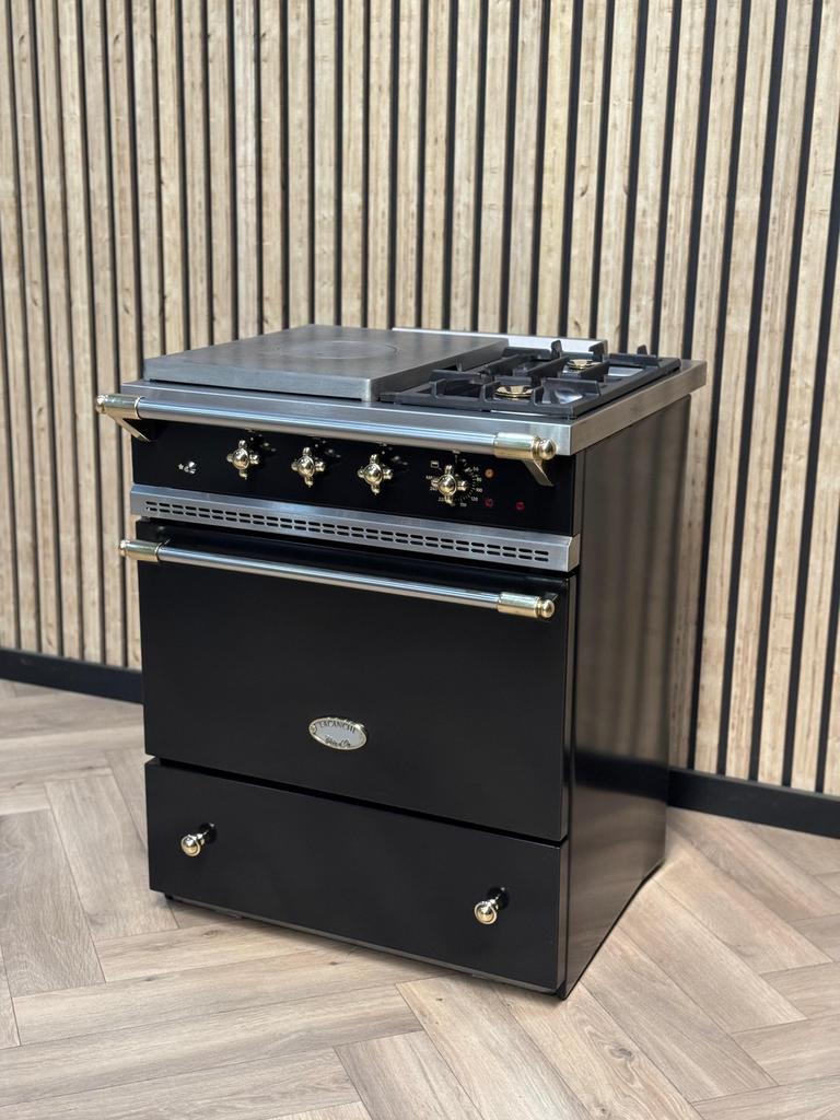 Belle Lacanche noire 70cm Gaz + coup de feu, Enlèvement ou Envoi, Gril, Gaz