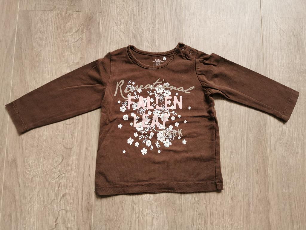 Longsleeve H&M - maat 74, Kinderen en Baby's, Babykleding | Maat 74, Gebruikt, Meisje, Shirtje of Longsleeve, Ophalen of Verzenden