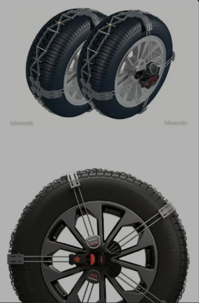 Deux CHAINES A NEIGE THULE-KONIG K-SUMMIT K33, Enlèvement ou Envoi, Comme neuf