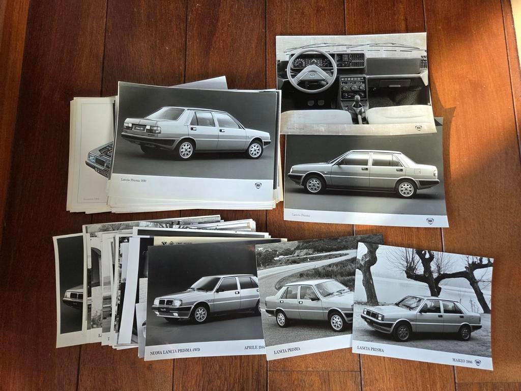 80x Photo de presse de la Lancia Prisma, Collections, Enlèvement ou Envoi, Comme neuf