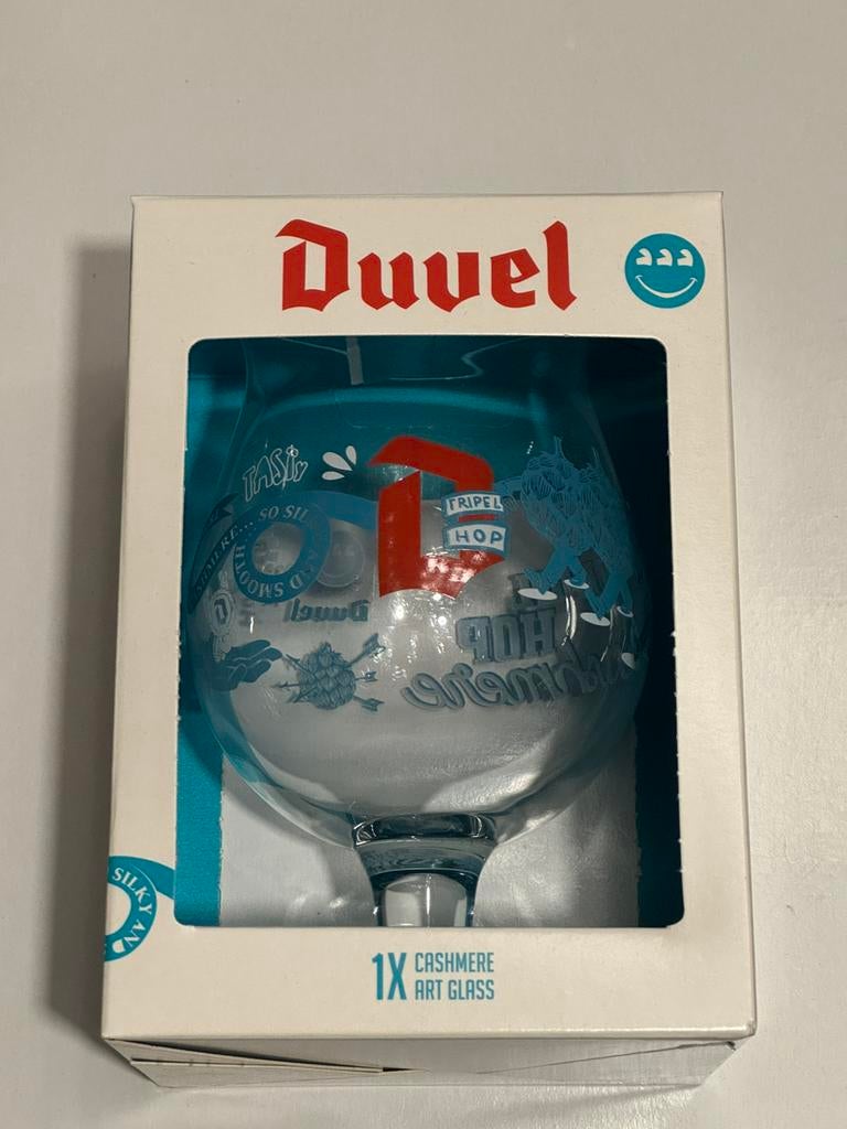 Duvel glas tripel hop cashmere, Verzamelen, Ophalen of Verzenden, Nieuw, Bierglas