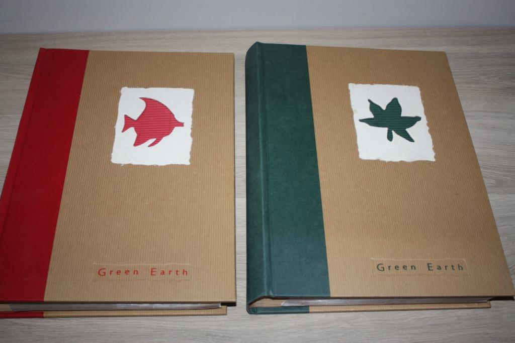2x boek voor foto's of kaarten , Green Earth , per v13x18 cm, Verzamelen, Foto's en Prenten, Ophalen of Verzenden, Zo goed als nieuw