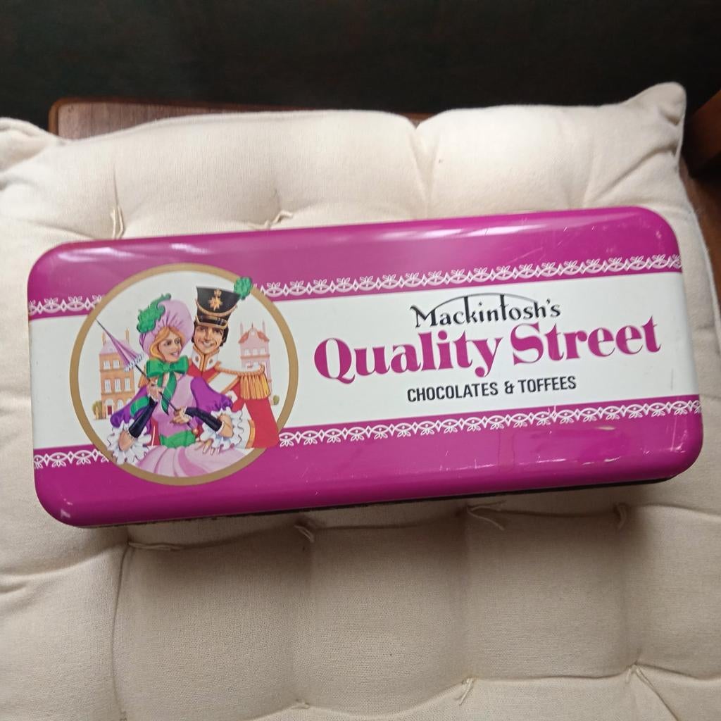 Boîte rectangulaire en fer blanc Quality Street, Enlèvement ou Envoi, Comme neuf