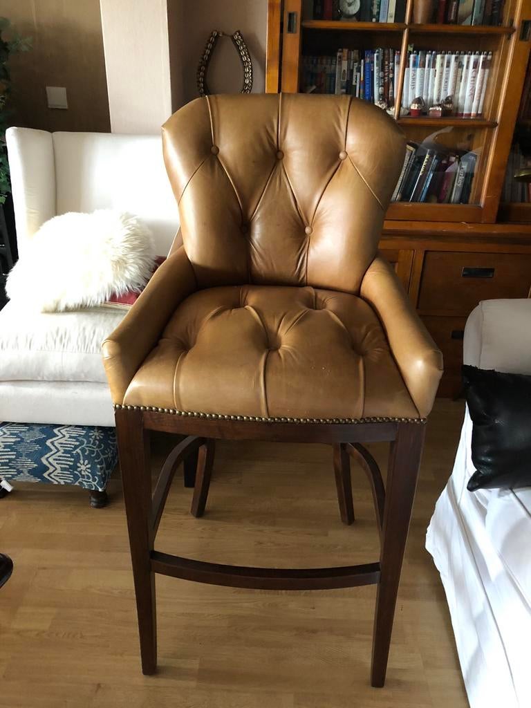 Chaise haute Chesterfield, Enlèvement, Comme neuf, Cuir, Une