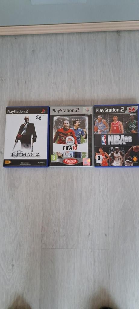 3 PS2-spellen, Ophalen, Gebruikt, Sport