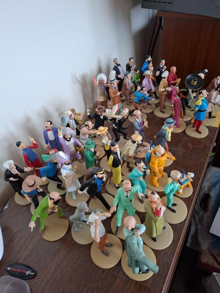 40 figurines Tintin hergé Moulinsart, Enlèvement ou Envoi, Neuf, Autres types