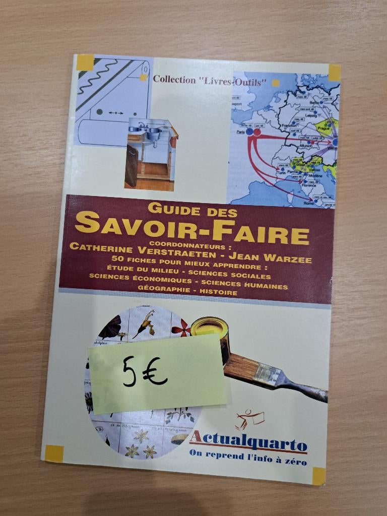 Guide des savoir-faire - Manuel scolaire Eveil, Enlèvement, Neuf, Secondaire, Géographie