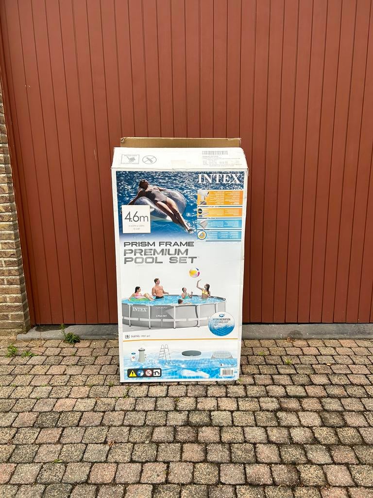 Intex pool + reinigingsnet