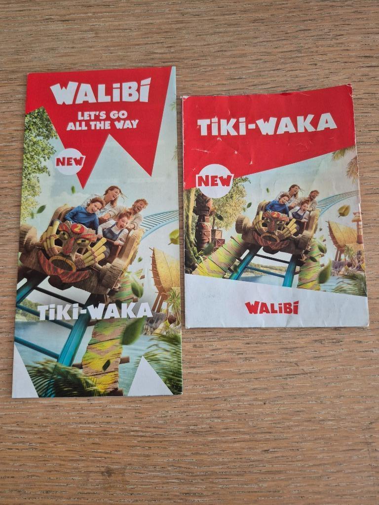 Folder en plan Walibi tiki-waka 2018, Ophalen of Verzenden, Zo goed als nieuw