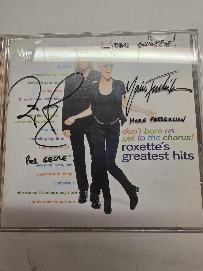 Roxette greatest hits cd  gesigneerd, Ophalen of Verzenden