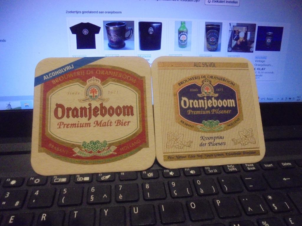 Oranjeboom, Verzamelen, Biermerken, Ophalen of Verzenden, Zo goed als nieuw, Viltje(s), Oranjeboom