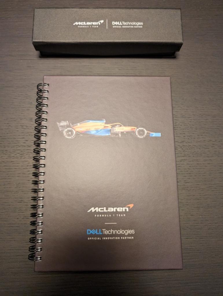 Mclaren F1 notebook + balpen nieuw, Verzamelen, Ophalen of Verzenden, Nieuw, Balpen, Met reclame
