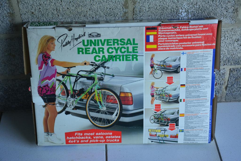 porte-vélo arrière universel, Ophalen, Zo goed als nieuw, Achterklepdrager