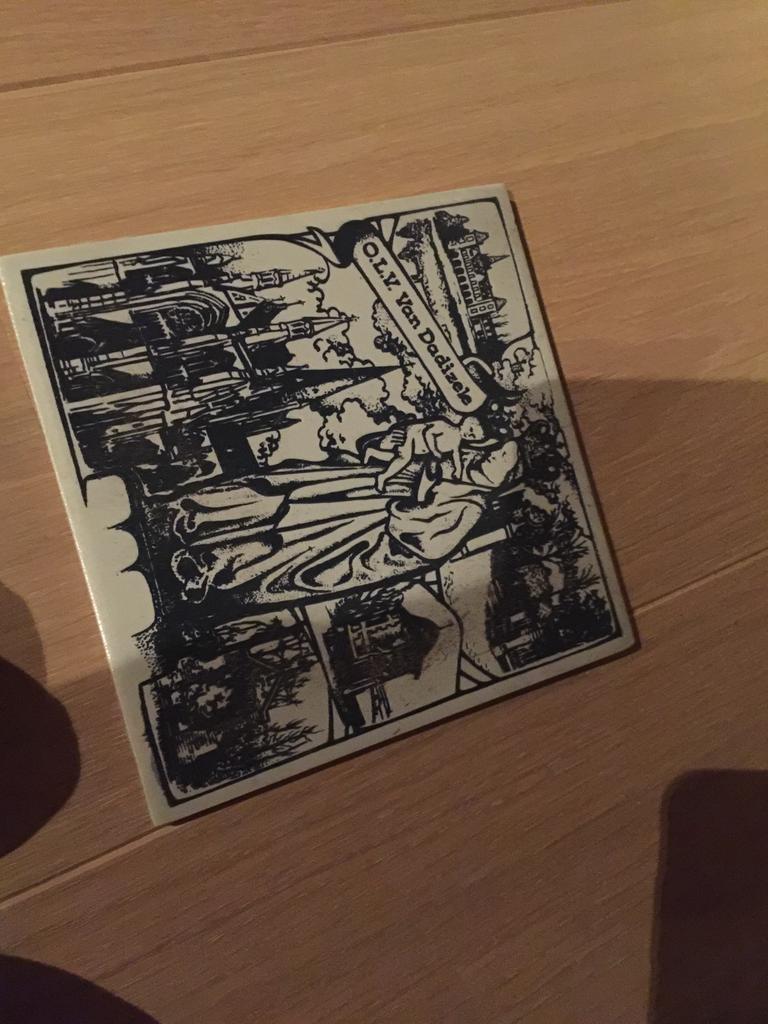 Oude stenen tegeltje OLV van Dadizele, Antiquités & Art, Enlèvement ou Envoi