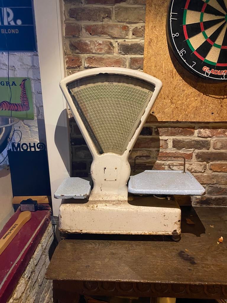 Vintage weegschaal merk Simplex, Antiek en Kunst, Antiek | Gereedschap en Instrumenten, Ophalen
