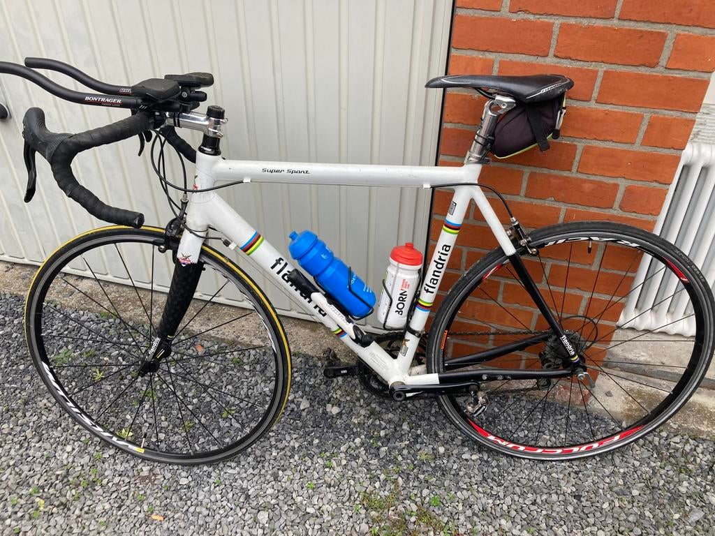 Flandria alu fiets 56”, Autres marques, 10 à 15 vitesses, Aluminium, Enlèvement