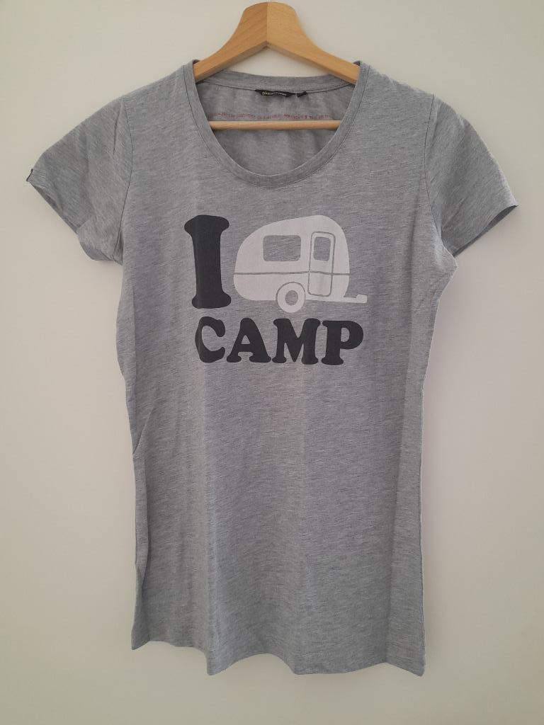 GSUS Industries - T-shirt vintage I Camp, taille M, Manches courtes, Taille 38/40 (M), Gris, Enlèvement ou Envoi