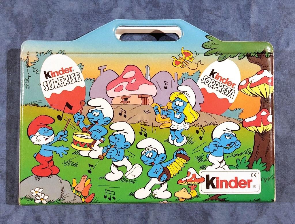 Rare Toons Smurfs Schümpfe koffer uit 1990, Ophalen of Verzenden, Zo goed als nieuw, Overige typen