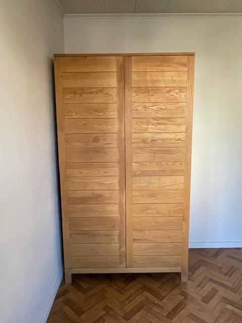 Armoire Ethnicraft en chêne massif, Maison & Meubles, Enlèvement, Utilisé, Chêne, Avec espace de penderie