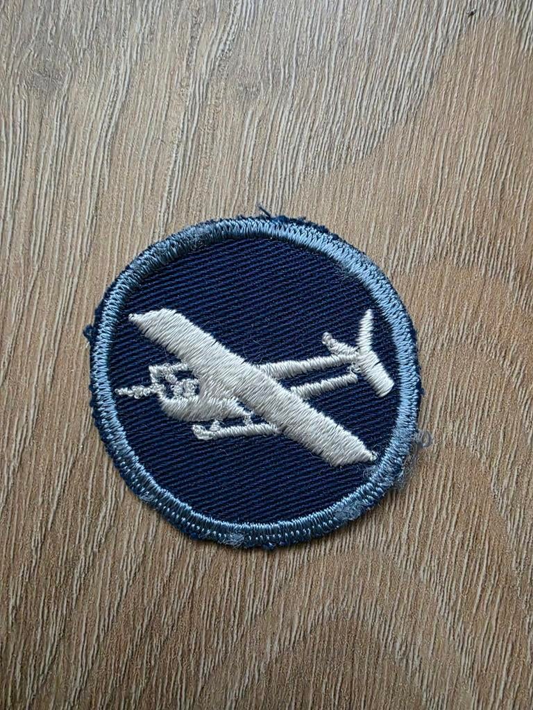 US WW2 Enlisted man Infantry glider cap patch, Ophalen of Verzenden