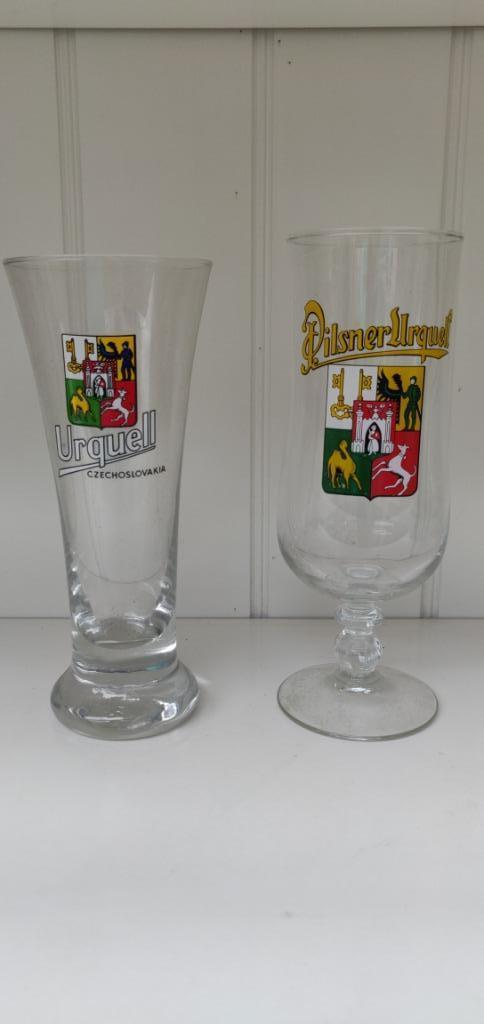 2 raretés URQUELL, Collections, Verres & Petits Verres, Enlèvement, Comme neuf, Verre à bière