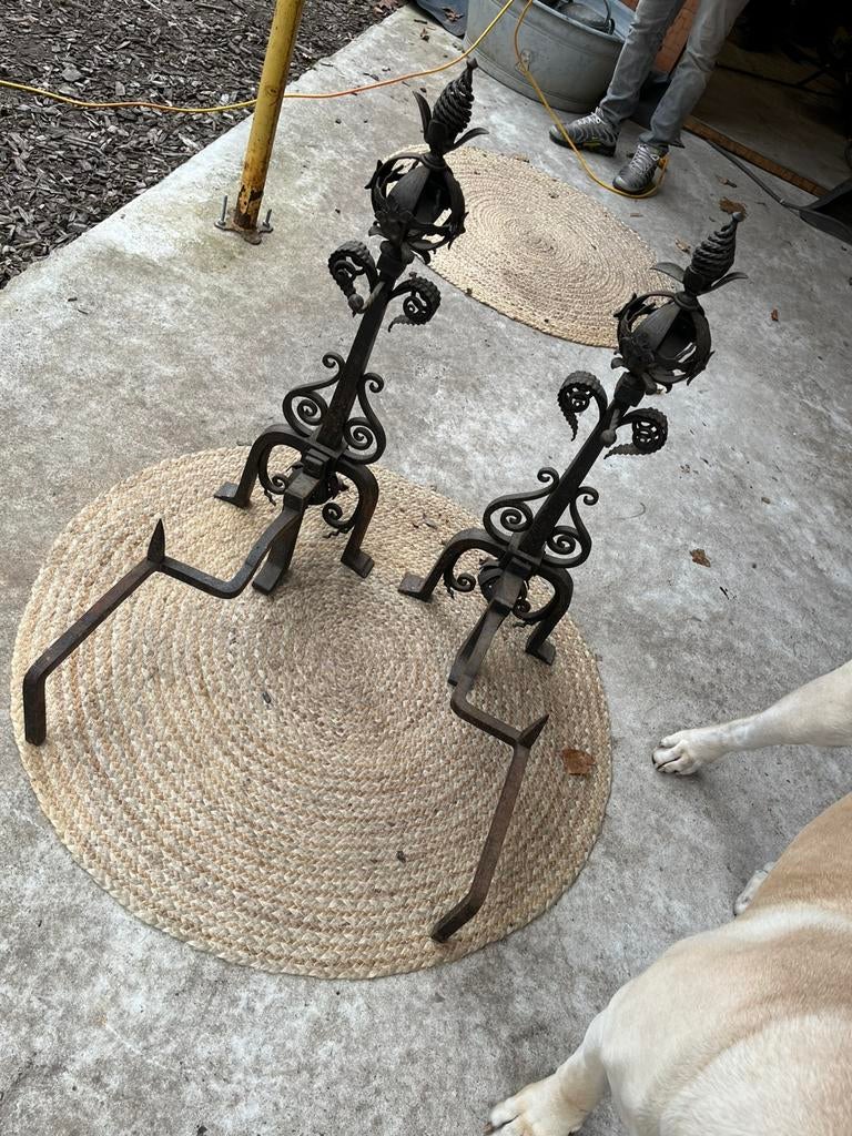 Oude franse haardbokken, Ophalen