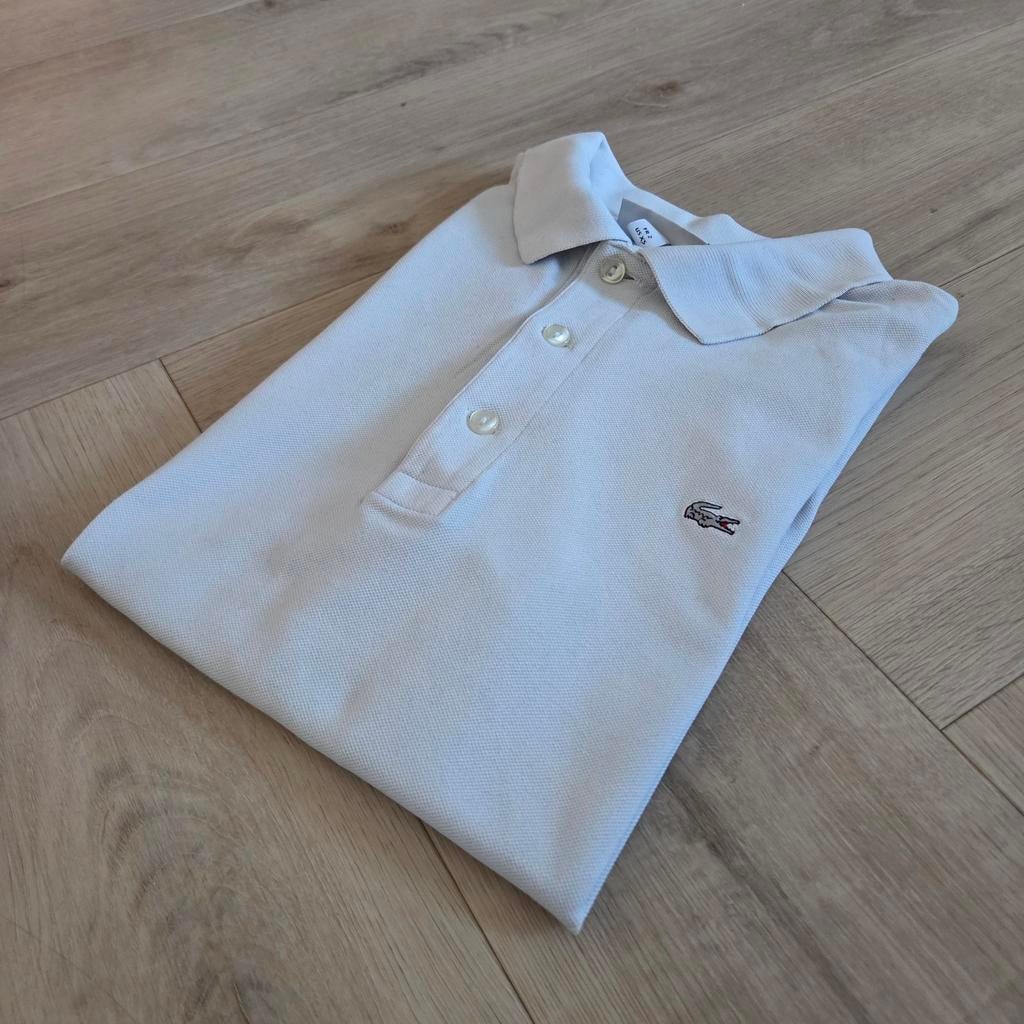 Polo Lacoste blanc taille XS, Envoi, Blanc