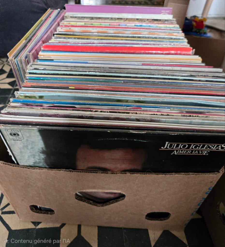 Lot vinyles 33/45/78/45maxi, CD & DVD, Enlèvement