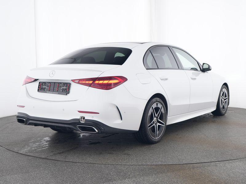 Mercedes-Benz C-klasse 180 Berline AMG Line | Panoramisch Da, Autos, Mercedes-Benz, 1800 kg, 4 portes, Entreprise, 1496 cm³