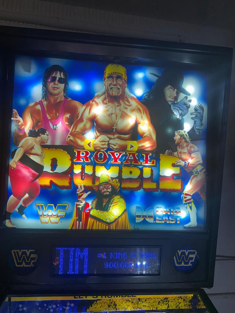 Prachtige Royal Rumble, Verzamelen, Automaten | Flipperkasten, Ophalen, Data East, Zo goed als nieuw, Dot-matrix