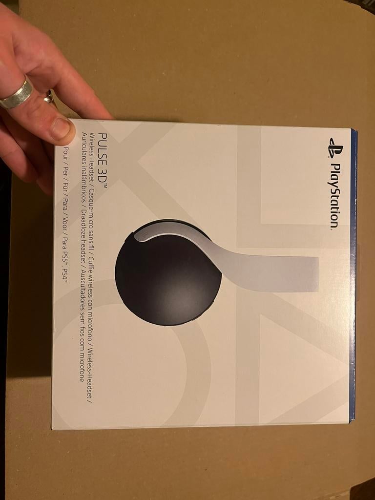 PlayStation Pulse 3D headset, Computers en Software, Headsets, Ophalen, On-ear, Zo goed als nieuw, Draadloos