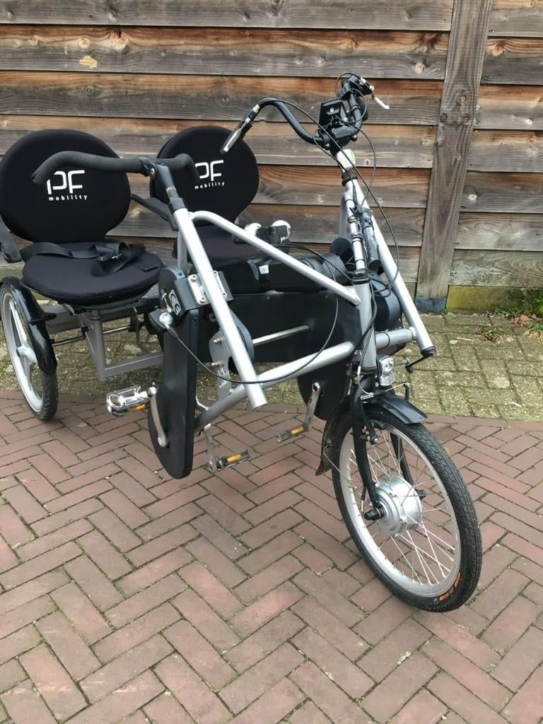 Electrische Duofiets Pf Mobility Side by Side te koop, Fietsen en Brommers, Fietsen | Driewielfietsen, Ophalen of Verzenden, Gebruikt