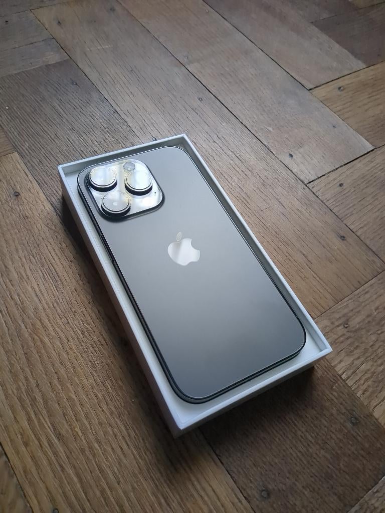 iPhone 14 Pro 256GB + coque, Télécoms, Téléphonie mobile | Apple iPhone, Comme neuf, 256 GB, Sans abonnement, Sans simlock, iPhone 14 Pro