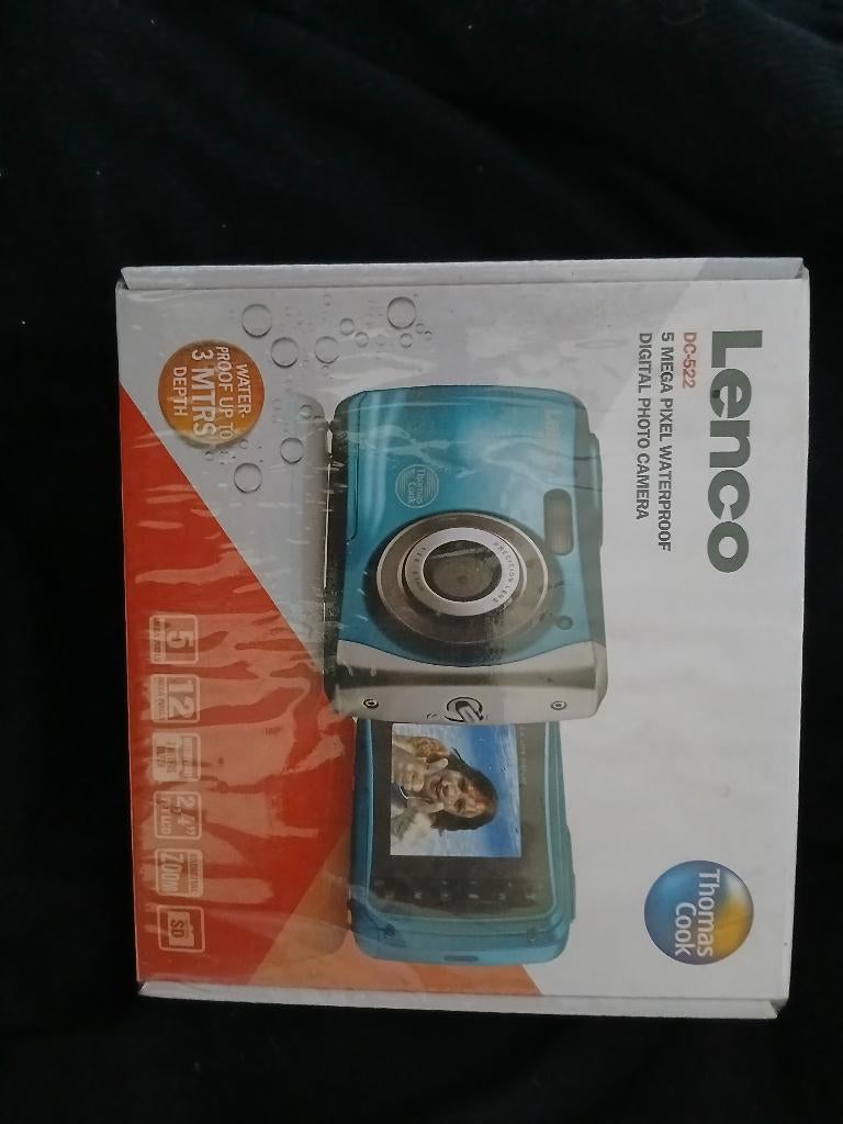 Splinternieuwe Lenco DC-522 waterproof digital camera, Ophalen, Nieuw, Minder dan 10 meter, Camera