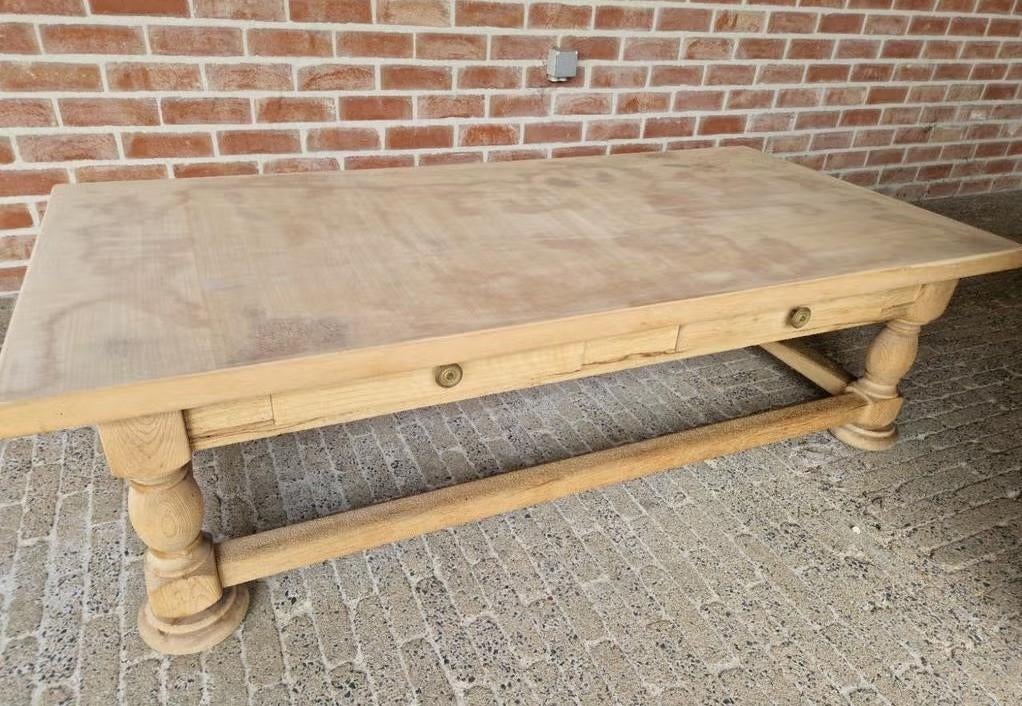 Salontafel, Huis en Inrichting, Tafels | Salontafels, Ophalen, Gebruikt, 50 tot 100 cm, Landelijk