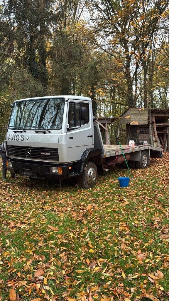 Mercedes Ecoliner 814, Autos, Mercedes-Benz, Beige, 2 places, Boîte manuelle, Autre carrosserie