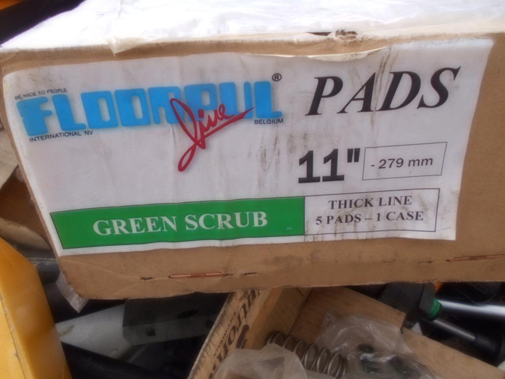 floorpul groene pads 11 inch, Ophalen, Nieuw, Schrobmachine