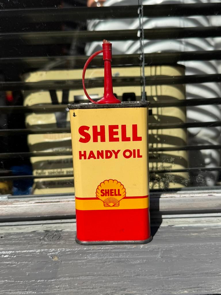 Mini-bidon d'huile SHELL Handy Oil, Collections, Marques & Objets publicitaires, Enlèvement ou Envoi, Utilisé, Autres types