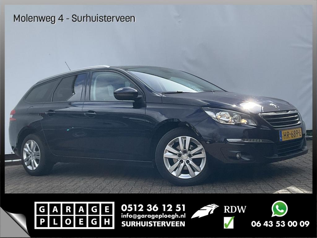 Peugeot 308 SW 1.6 BlueHDI Blue Lease Executive Pack Navi DA, Auto's, Blauw, Bedrijf, 82 g/km, Onderhoudsboekje