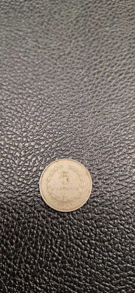 El salvador 5 centavos 1987, Timbres & Monnaies, Monnaies | Amérique, Enlèvement ou Envoi