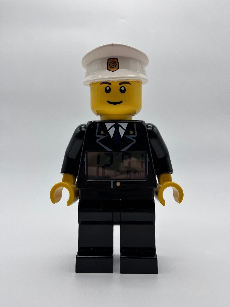 Gigantische LEGO City wekker met politiefiguur, Ophalen, Zo goed als nieuw, Lego