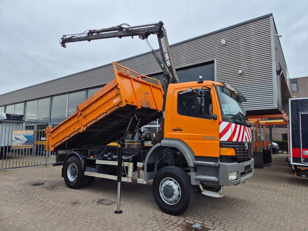 Mercedes-Benz Atego 1823/ 4X4/ Kipper/ Krane/ 3X Sper, Auto's, Vrachtwagens, Euro 2, Overige kleuren, 170 kW, Mercedes-Benz