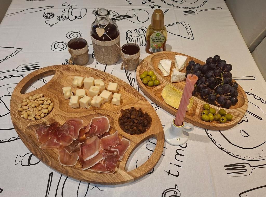 Plateau APÉRO en bois — Menage compartimenté — Fait mai, Maison & Meubles, Cuisine | Vaisselle, Enlèvement ou Envoi