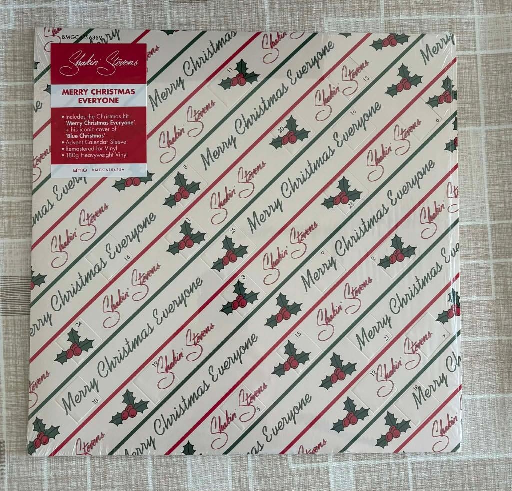 Shakin' Stevens - Merry Christmas Everyone (MV), Ophalen of Verzenden, 2000 tot heden, Zo goed als nieuw, 12 inch